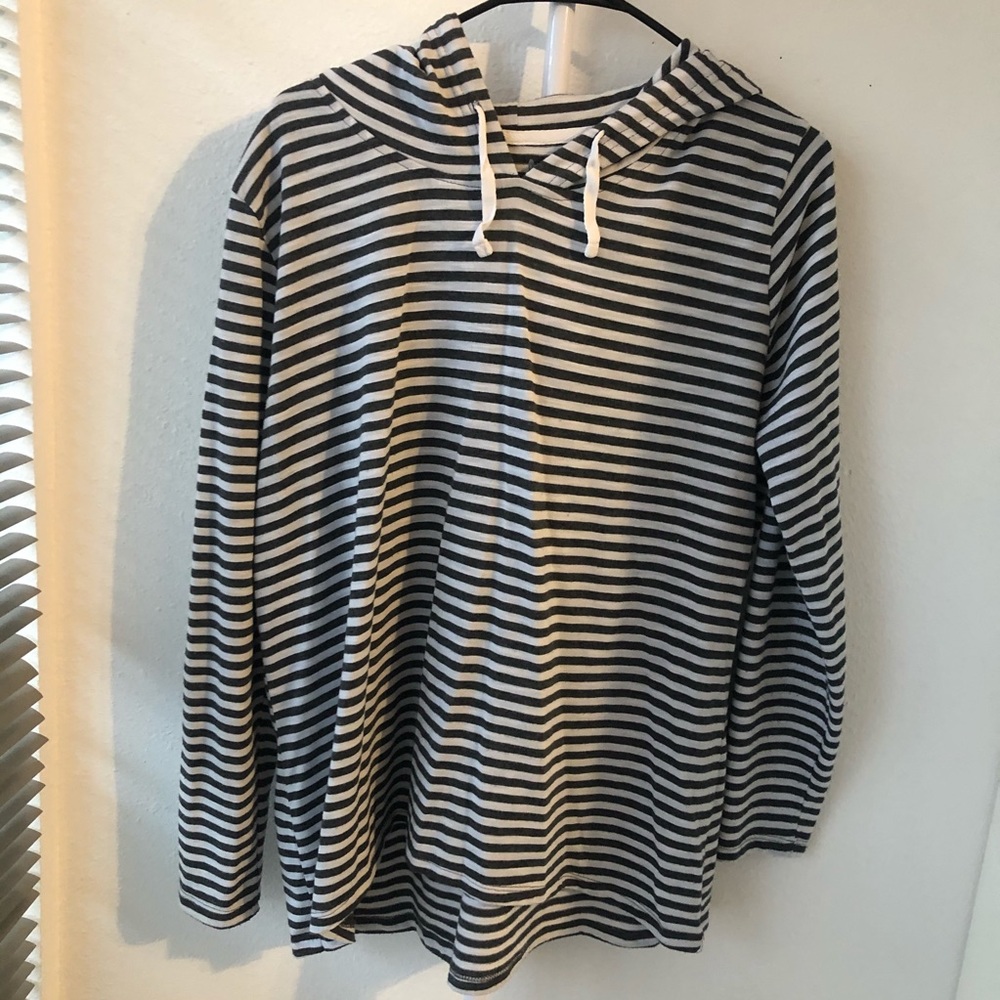 Curfew Striped Hoodie XL